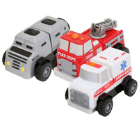 Magnetic Build-A-Truck: Fire and Rescue