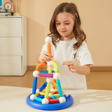 Mideer - Rainbow Magnetic Building Sticks STEM Construction Toy - 60 Pieces