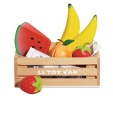 Le Toy Van - Pretend & Play - Wooden Smoothie Fruit Food Crate - 7pcs