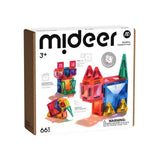 Mideer - Colourful Mini Magnetic Tiles Building Set - 66pcs