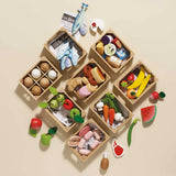 Le Toy Van - Market Crate Wooden Food Crates Complete Collection