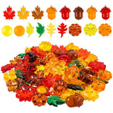 Transparent Leaves Counters - Sensory Learning Toys - 120pcs