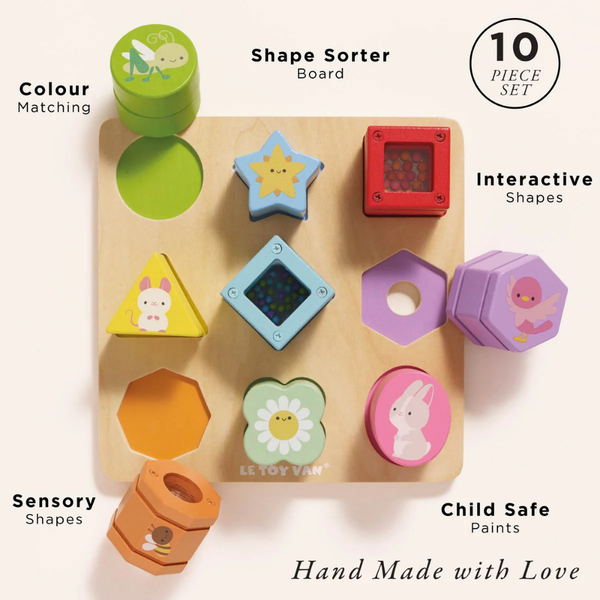Le Toy Van - Rainbow Sensory Shape Sorter