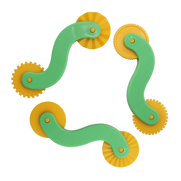 Set Of 3 Double-Ended Dough Wheels