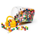 1cm Interlocking Cubes 1000pcs - Maths Counting Manipulatives