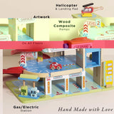 Le Toy Van - Le Grand Wooden Garage - 53.5 x 40 x 42cm