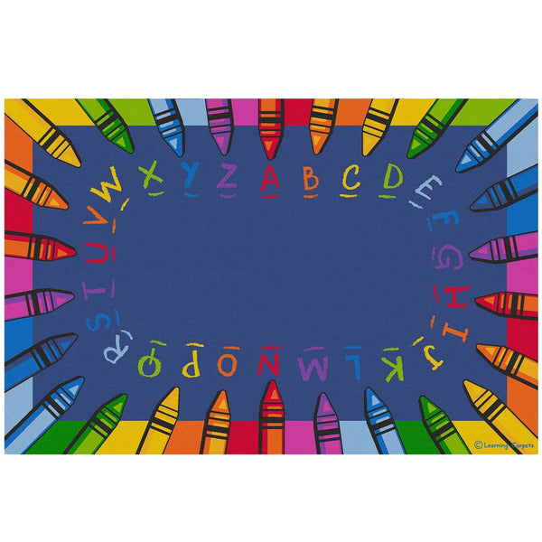 Alphabet Crayon – Rectangle – 274 x 183 cm