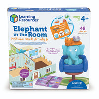 Elephant In The Room Positional Words Activity Set