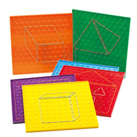 Geoboards - 22cm - 11X11 Pin Isometric - 6pcs