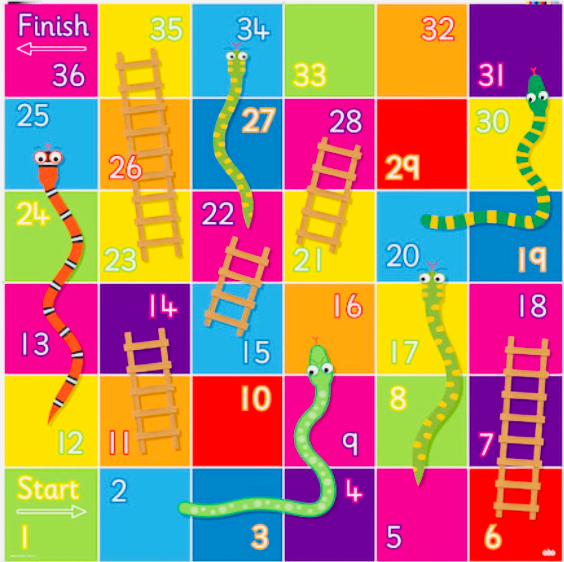 Jumbo Snakes and Ladders Mat – edu-options