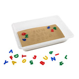 EDX Education - Sensory Tray With Stand - Sand & Water Messy Tray - Translucent