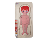 Human Layer Puzzle – Boy (5 pictures & 4 puzzles)
