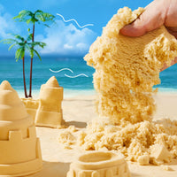 Mideer - Magic Sand Play Set - 2kg Kinetic Sand & 25 Sand Tools