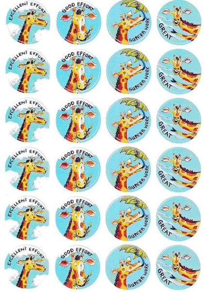 Giraffe – Good Effort Stickers – 72PCS