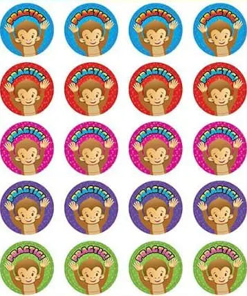 Pragtig Plakkers – Aap-tema 100pcs
