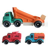 Bioplastic Carrier Truck, Fuel Tanker & Water Truck Set