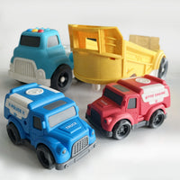 Bioplastic Carrier Truck, Ambulance & Police Set