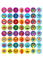 Mini Merit Monsters Stickers – 280pcs
