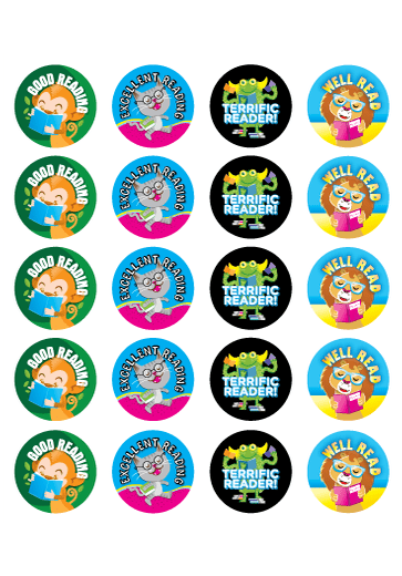 Reading – Good Reading Stickers – 100PCS