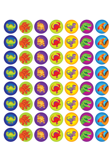 Dinosaurs – Mini Merit Dinosaurs Stickers – 280PCS