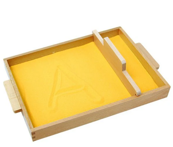 Sandpaper Letter Tracing Tray