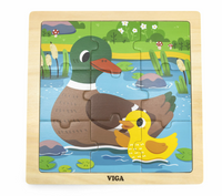 Wooden Puzzle Duck 9pc