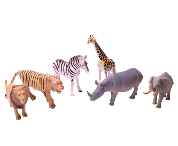 Jumbo Wild Animals 6pc
