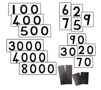 Magnetic Flard Cards - 1-9000