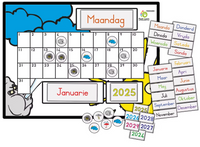 WEATHER CALENDAR 5 (Eng/Afrik)