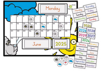 WEATHER CALENDAR 5 (Eng/Afrik)