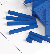 Base Ten - Blue - 100 Rods (10 sets left)