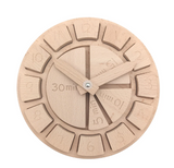 Wooden Time Fraction Learning Cognitive Clock