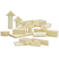 Large Wooden Blocks 60pc