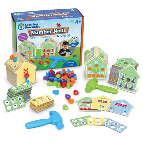 Number Nails! Interactive Activity Set