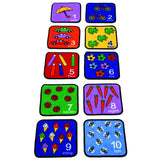 Learning Carpets – Let’s Learn How 2 Count – Seating Squares – 36 x 36 cm – 10pcs