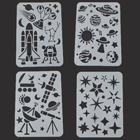Anthony Peters - A4 Space Exploration Stencils - 4pcs