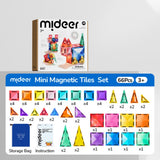 Mideer - Colourful Mini Magnetic Tiles Building Set - 66pcs