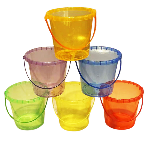 Translucent 2 Liter Bucket Set of 6