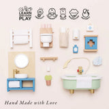 Le Toy Van - Dolls House Furniture: Bathroom - 19pcs