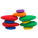 EDX Education - Rainbow Pebbles - 6 Colours 6 Sizes - 36pcs - Polybag
