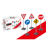Pretend & Play Road Signs Set of 5 - Road Safety Role-Play Accessory