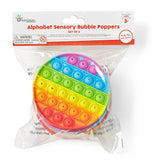 Alphabet Sensory Bubble Poppers - Set of 6