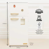 Le Toy Van - Pretend & Play - Wooden Freestanding Fridge Freezer - 10pcs