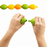 Linking Fruits – 3 Colours & 3 Tactile Surfaces – Activity Guide – 18pcs