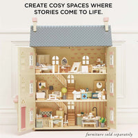 Le Toy Van - Pretend & Play - Cherry Tree Hall Wooden Dolls House(Unfurnished)