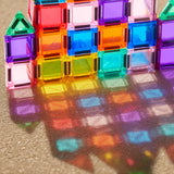 Mideer - Colourful Mini Magnetic Tiles Building Set - 66pcs