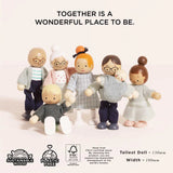 Le Toy Van - Pretend & Play - Wooden Dolls House Family Set - 7pcs