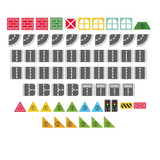 Magnetic Tiles - City Vehicles Set - 70 Pieces