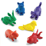 Counters – Jumbo Pets 6 Colours – 48Pc Polybag