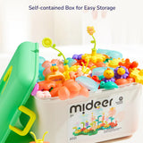 Mideer - Rotating Garden Puzzle Blocks with Spinning Gears - STEM Toy for Kids